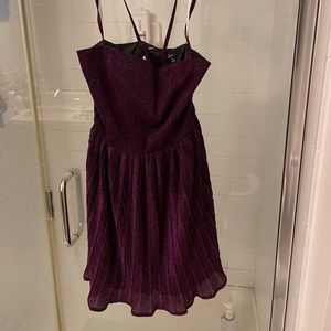 Purple sparkly dress from lulus